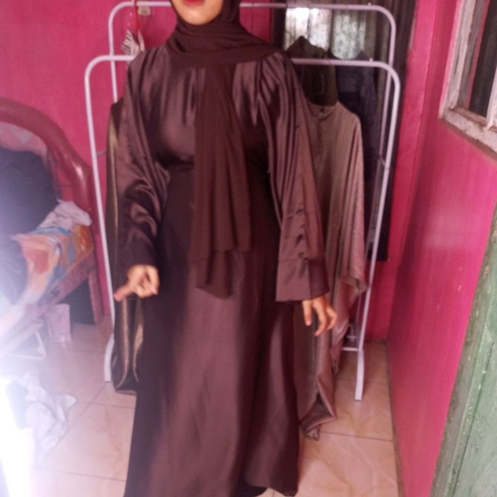 kaftan abaya satin silk