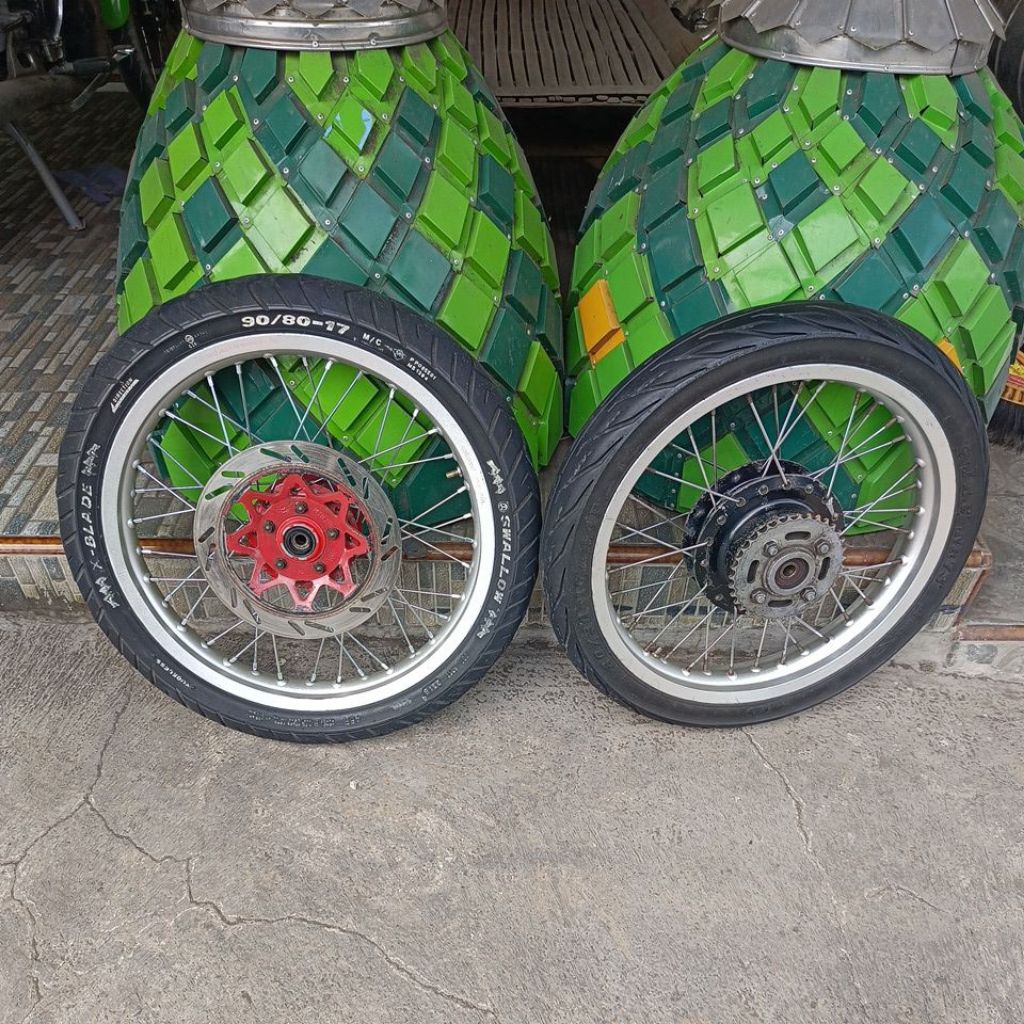 Velg Wilwood ukuran 215-185 Ring 17 PNP CB,Gl,MP,TIGER Tromol depan Belakang megapro