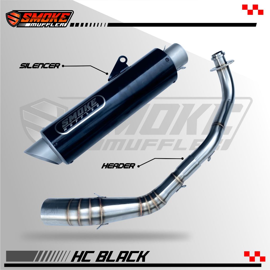 Knalpot Racing PCX 160, Knalpot Honda PCX 150 PCX 160 Original Smoke Bergaransi Resmi