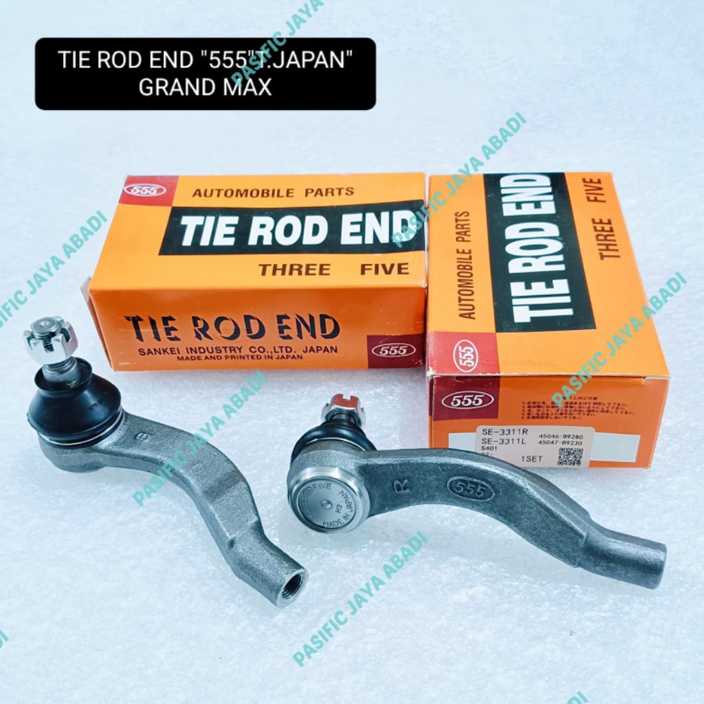 TIE ROD END TIE ROD GRAND MAX GRAN MAX LUXIO ORI 555 JAPAN HARGA 1SET KANAN KIRI