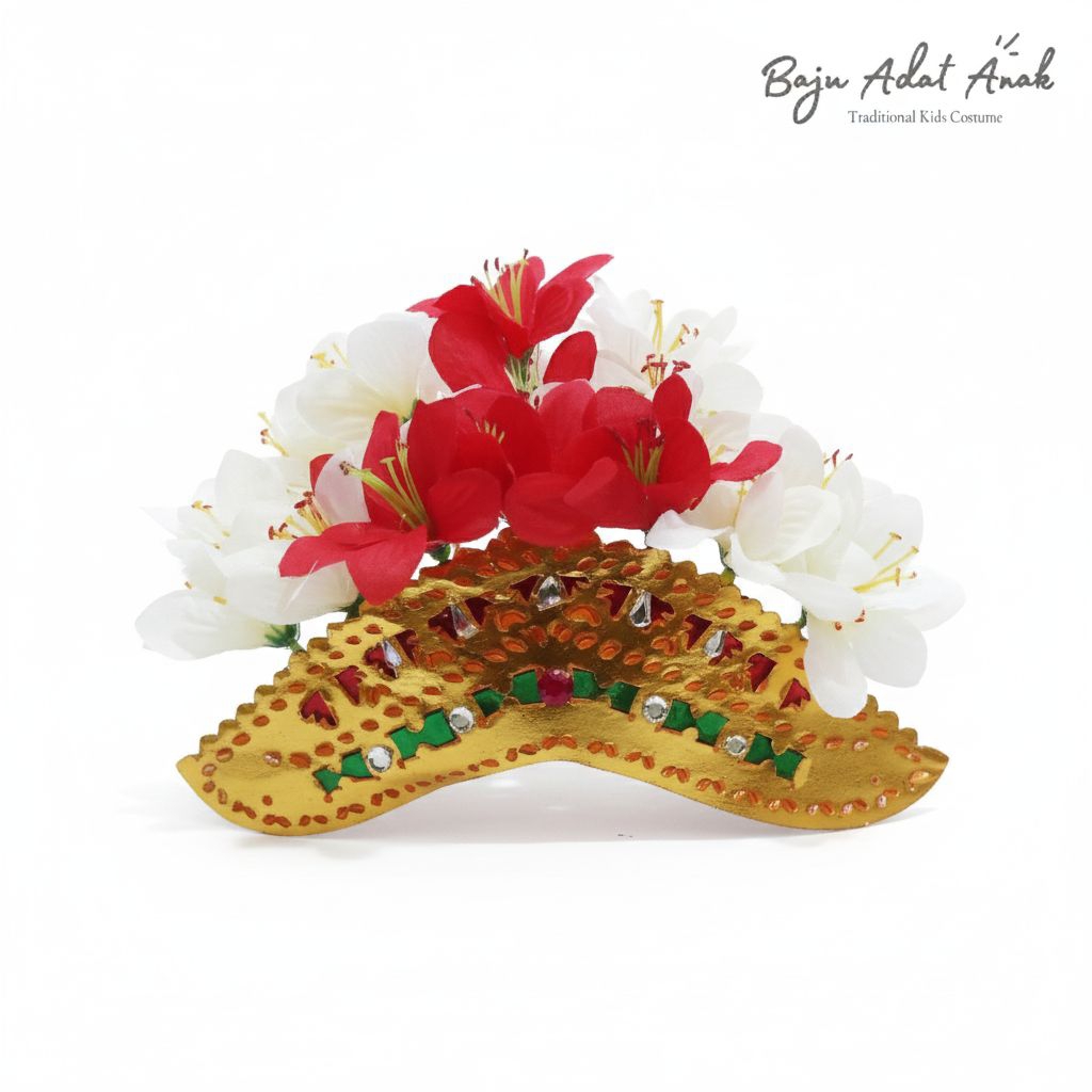 MAHKOTA BALI ANAK | MAHKOTA BUNGA BALI ANAK | MAHKOTA BUNGA TARI BALI ANAK