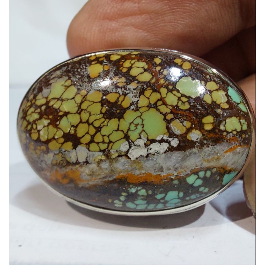 PIRUS HUBEI XINJIANG HIJAU PUPUS GRADASI EST DIM 31,5x21x8,5 RING 8,5