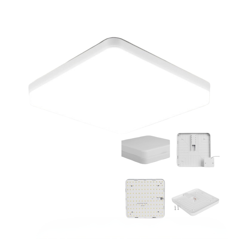 charlcomy-Lampu LED Plafon 48W 36W18W Lampu Plafon Minimalis Lampu Kamar Hemat Energi Lampu Kotak