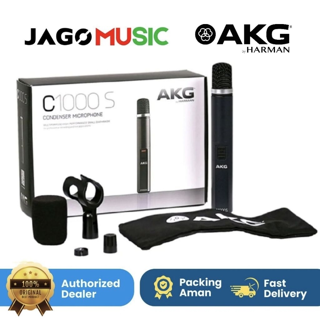 Mic Condensor AKG C1000S Microphone AKG C 1000 S C1000 S Ori Garansi