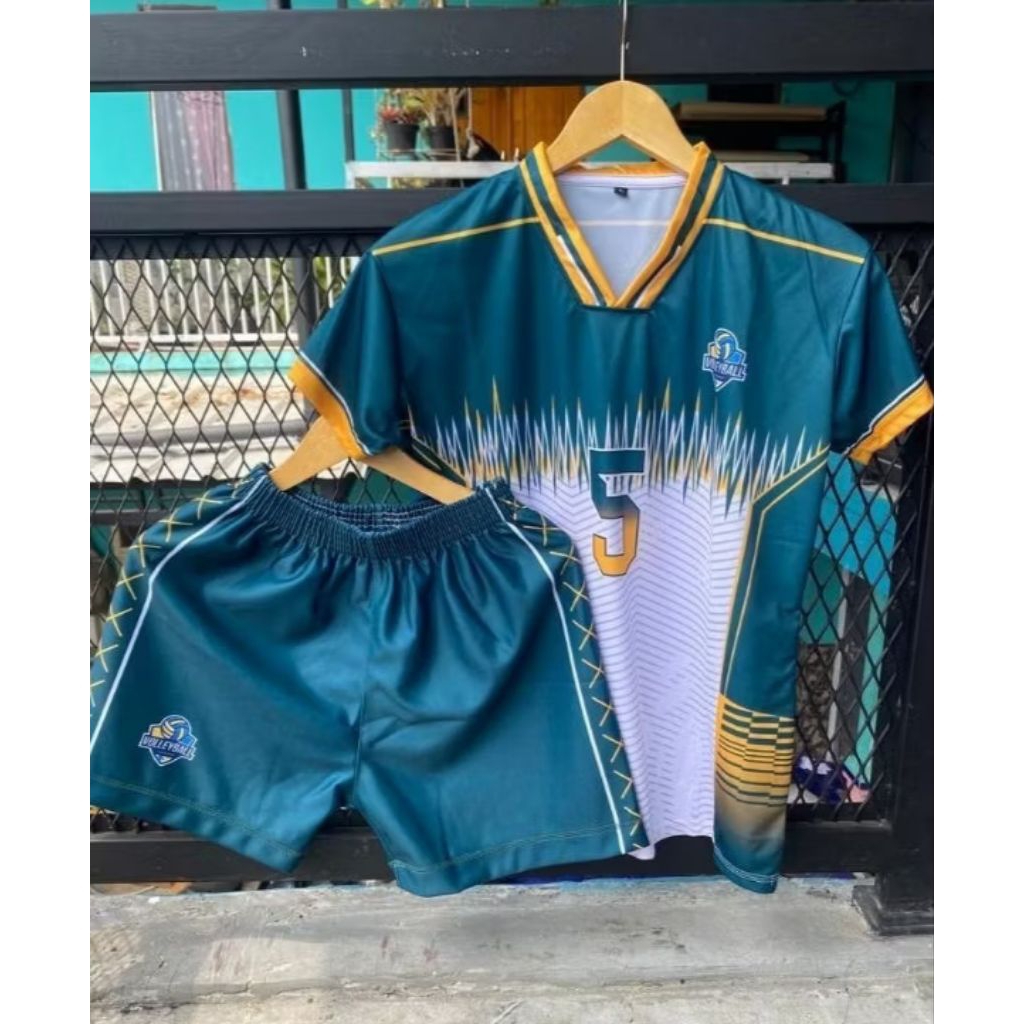 MOC JERSEY Jersey Voli Cewek Hijau Botol Big Size Jumbo Premium FullPrinting Custom