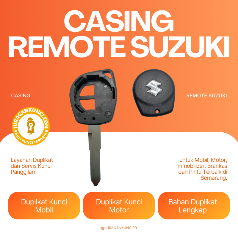 Casing Kunci Remote Mobil Suzuki Swift | X-Over | Ignis