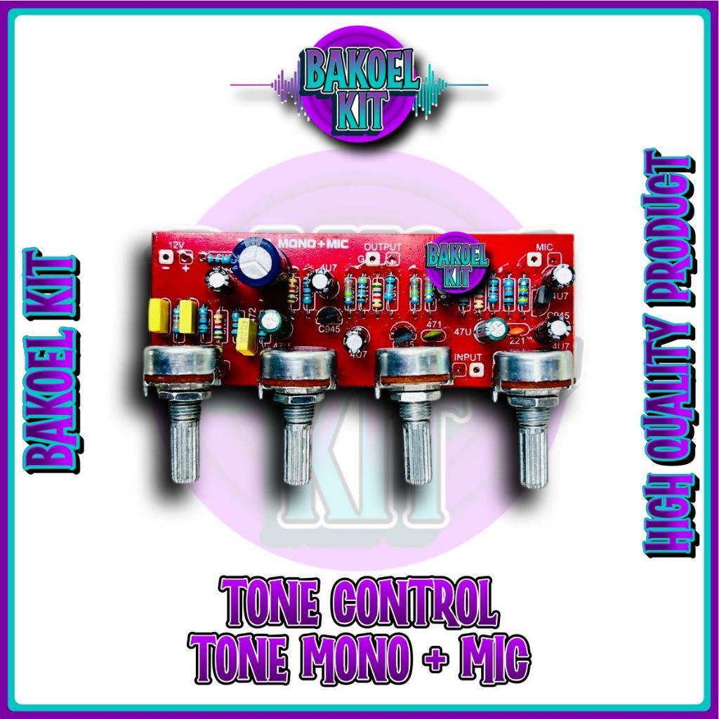Tone Control Mono + Mic ups