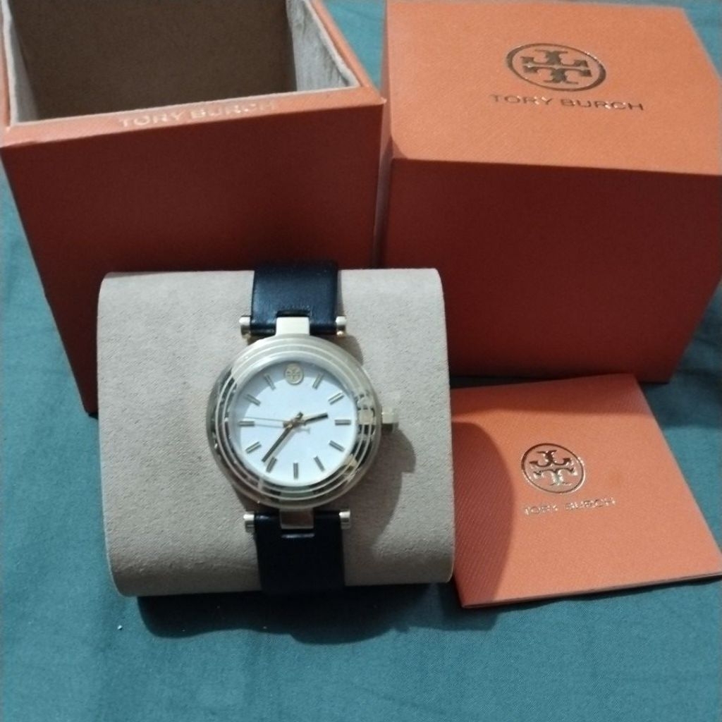 jam tabgab wanita strap hitam TB original