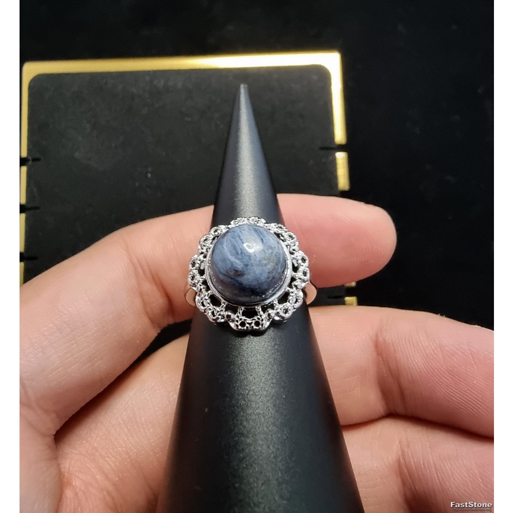 Cincin Silver Batu Pietersite Namibia  Natural C1089