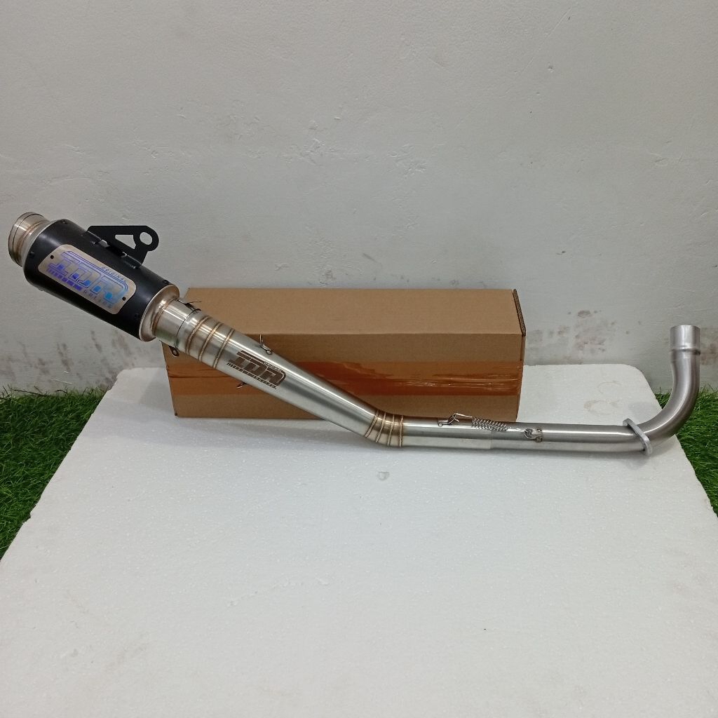 knalpot pemasangan kolong original IDR buat motor supra vega jupiter karisma blade revo