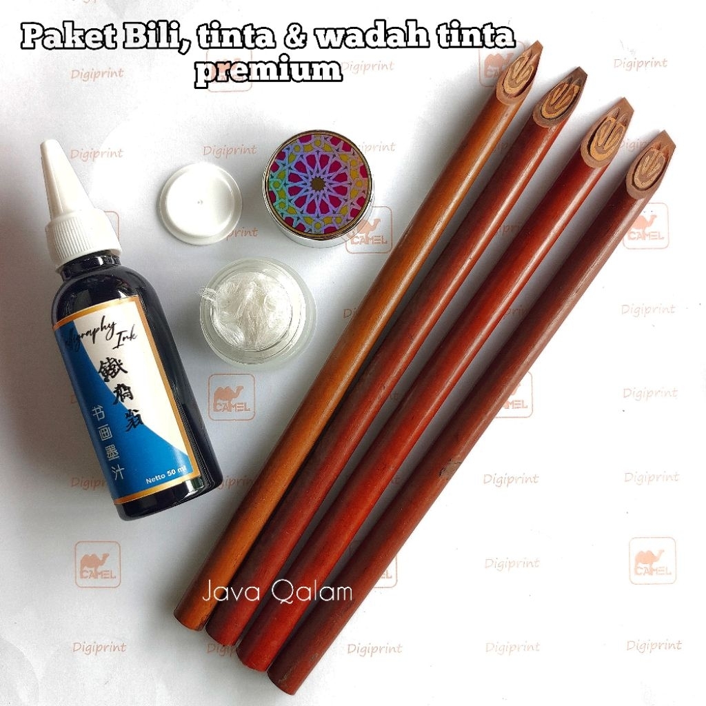 Paket handam bili premium // alat tulis kaligrafi