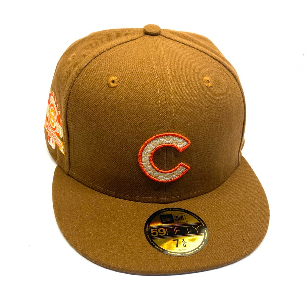 Topi New Era Original 59Fifty MLB Chicago Cubs All Star Game 1990 Side Patch Toffee Brown
