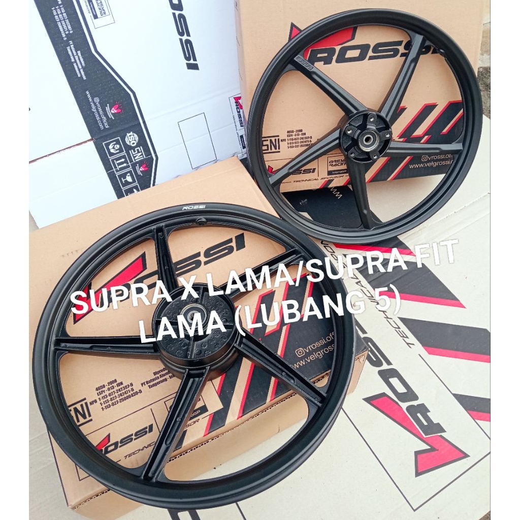 VELG/PELAK RACING V ROSSI PALANG 5 ZIGEN FALCON SUPRA X LAMA/SUPRA FIT LAMA LUBANG 5
