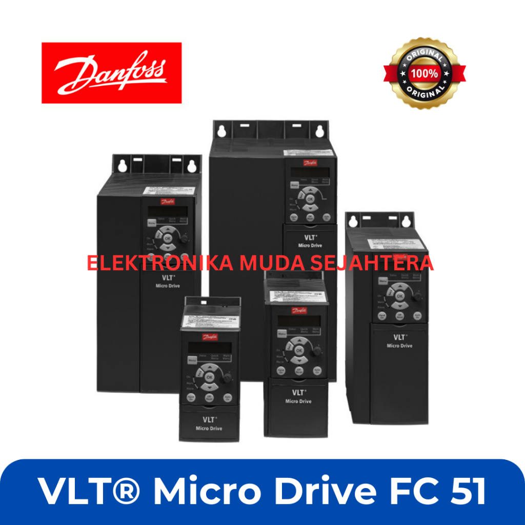 Danfoss VLT Micro Drive FC 51 Inverter 15KW / 20HP / 380V 3 Phase / FC-051P15KT4E20H3BXCXXXSXXX