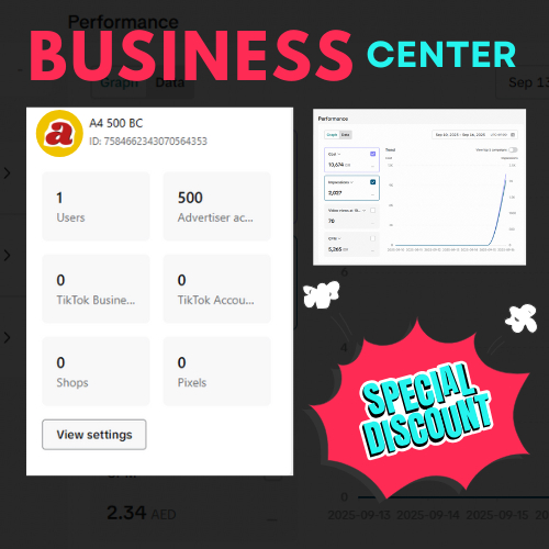 Tiktok Ads Center BC 500