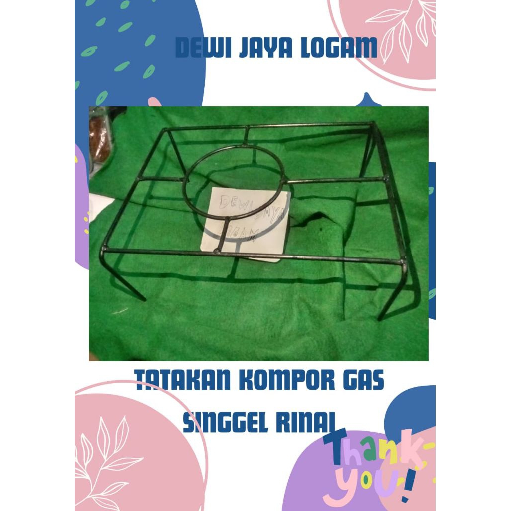 Tatakan Besi Kompor Gas 1 tunggu dan tatakan oven kompor Gas