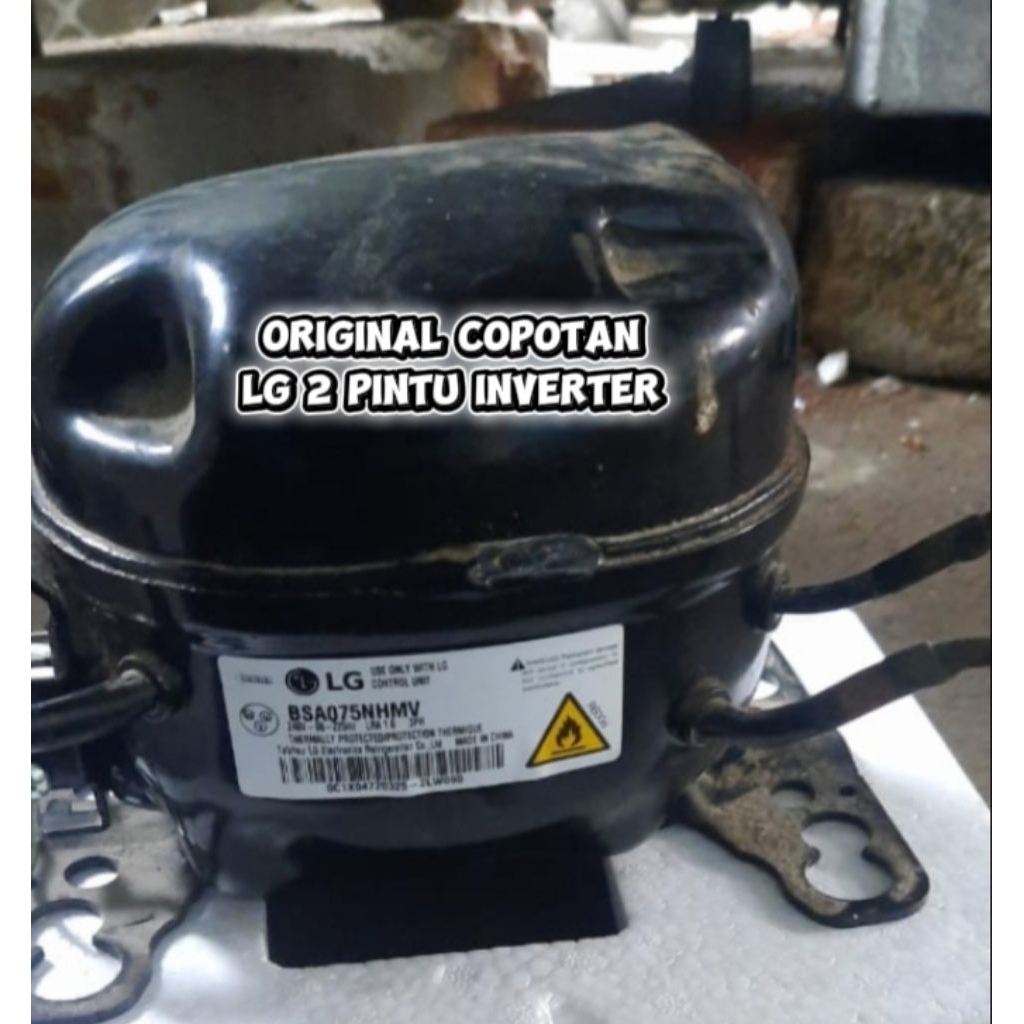 kompresor kulkas inverter LG 2 pintu cabutan