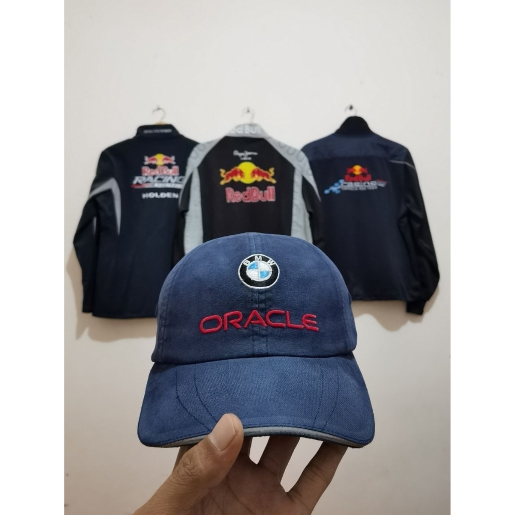 Topi Henri Lloyd BMW ORACLE America's Cup Yatch Racing Embroidered Logo Baseball Cap