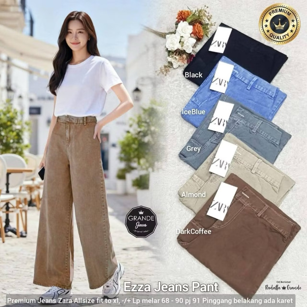 COD= NO CANCEL• Ezza Jeans Pants by Grande