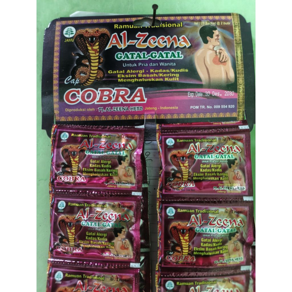 obat gatal gatal al-zeena cap cobra