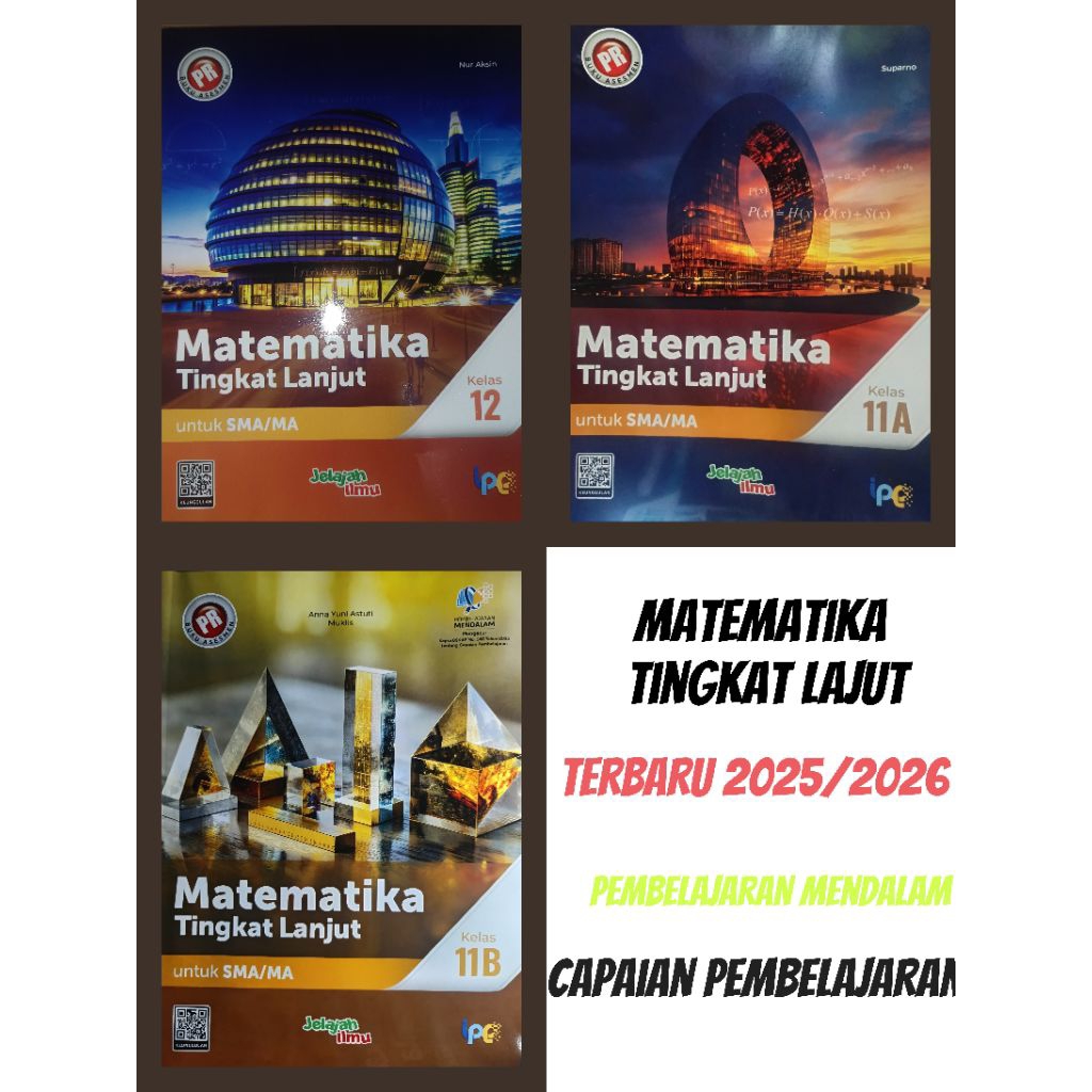 Buku lks/Pr kurmer Matematika tingkat lajut kelas 11,kelas 12 tahun 2025/2026 intan pariwara