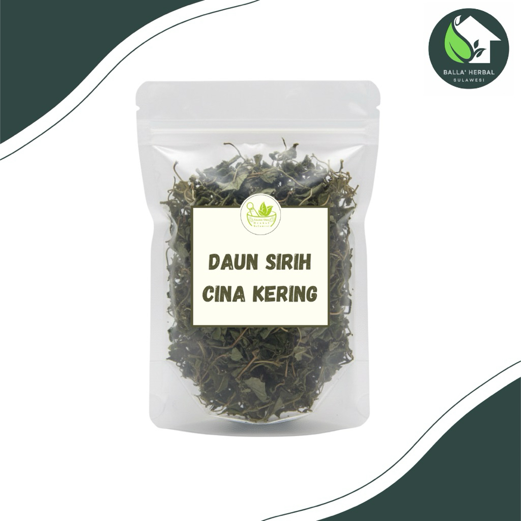 Daun Sirih Cina Kering Pilihan | Herbal Alami (30 Gram)