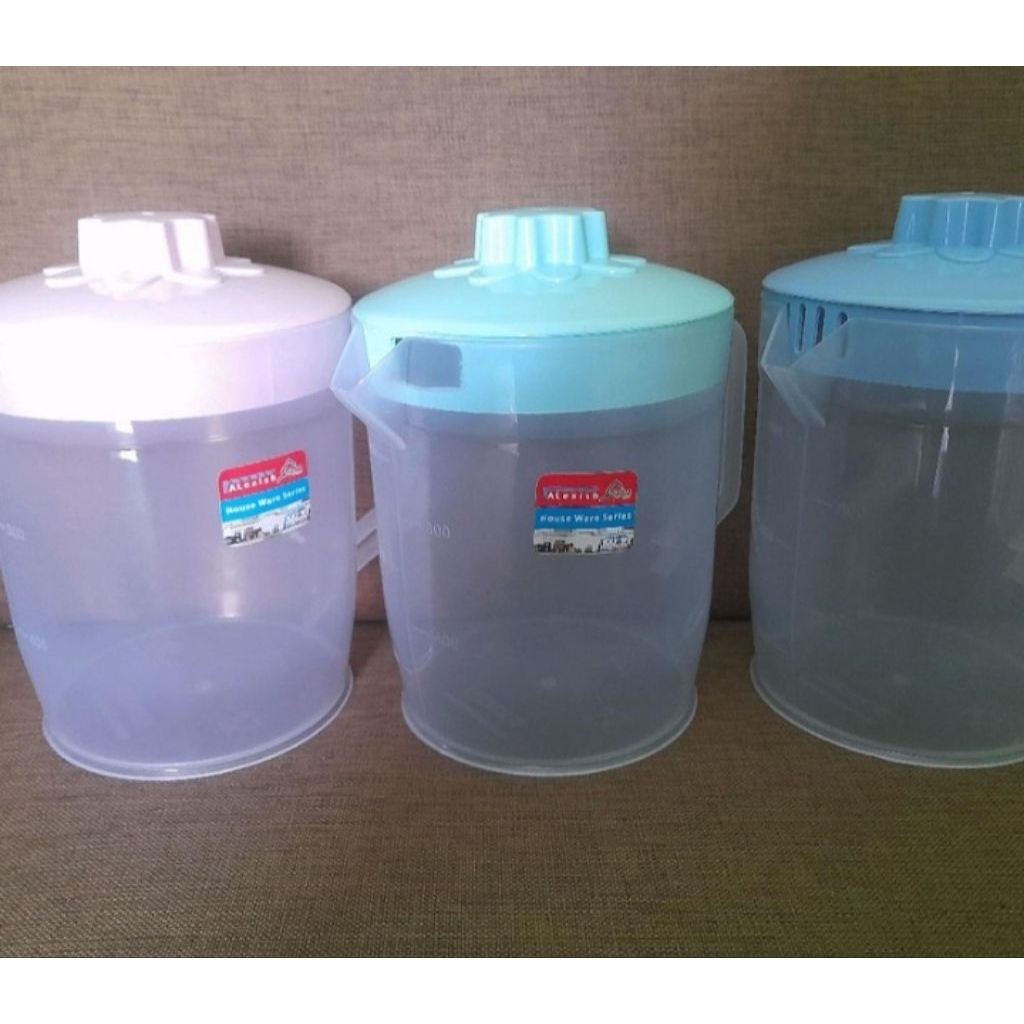 Teko Plastik 1,2 Liter Alexish Teko Air Teko Bening