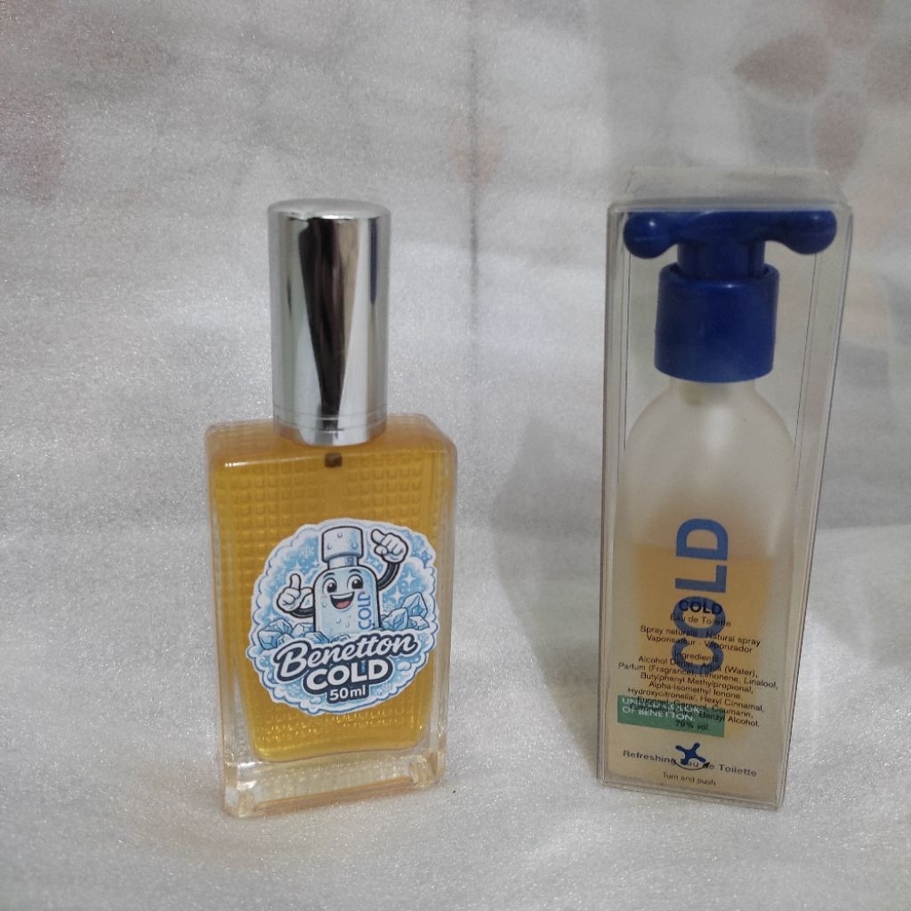 parfum benetton cold 50ml original