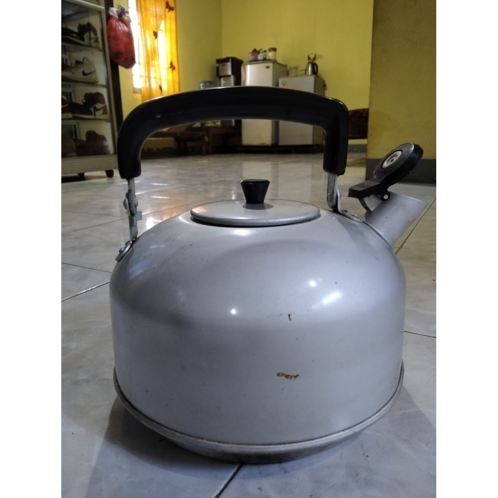 Teko Bunyi Maspion 6.5 Liter Aluminium Anodized Anti Karat