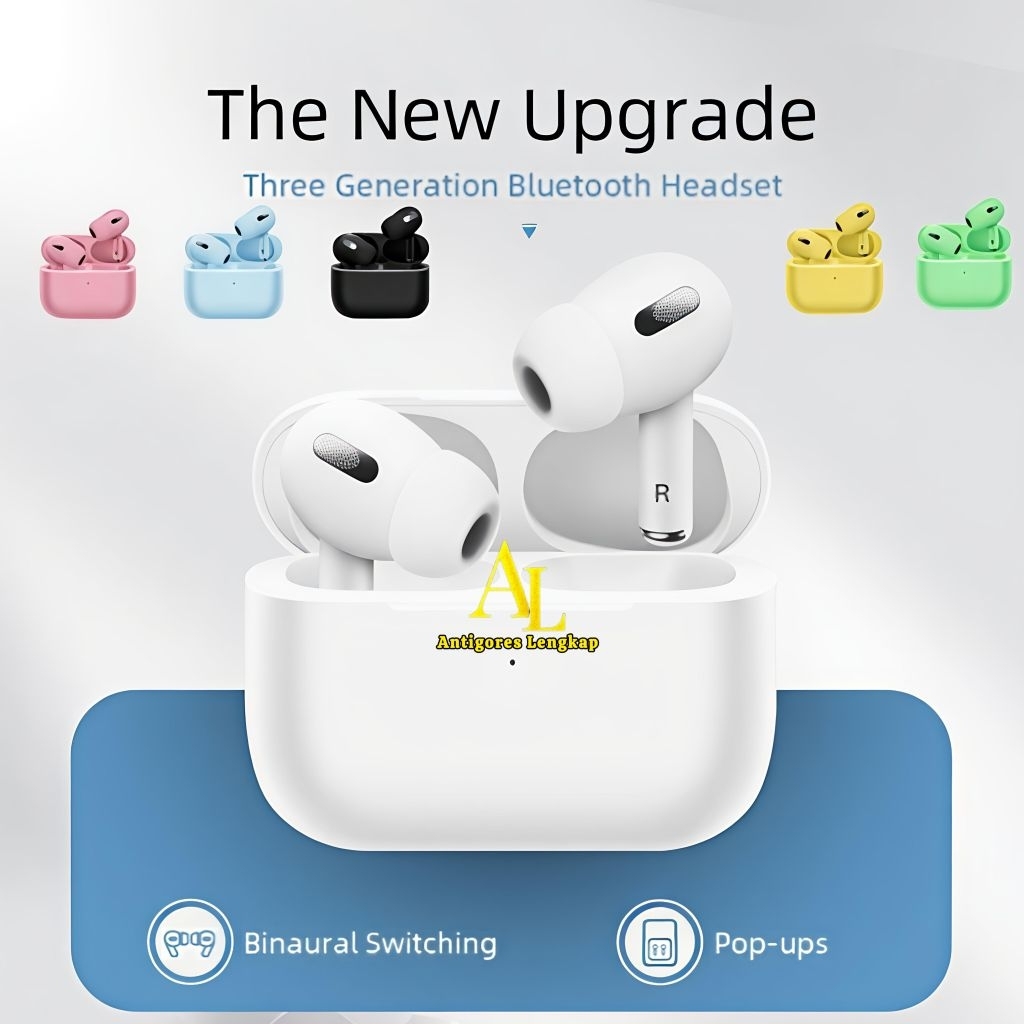 Headset Bluetooth Pro 3 / i13 TWS Wireless Earphone Bluetooth 5.0 Kontrol Sentuh