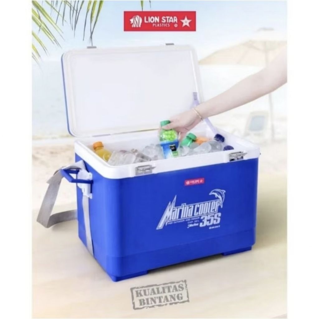 Lionstar - Marina Cooler Box 35s ( 33 Liter ) /Tempat Penyimpanan Es / Tempat Penyimpanan Makanan / 