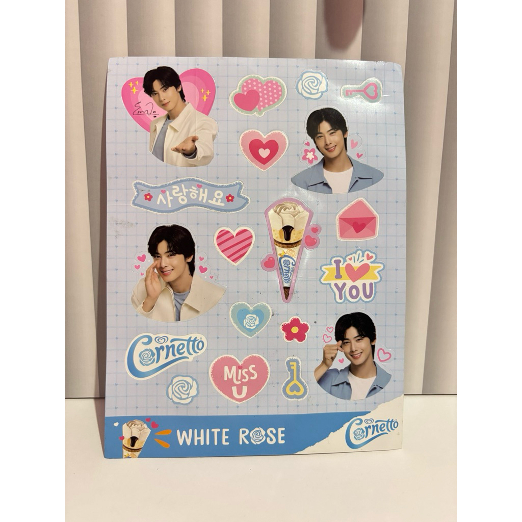 STIKER CHA EUN WOO X CORNETTO OFFICIAL