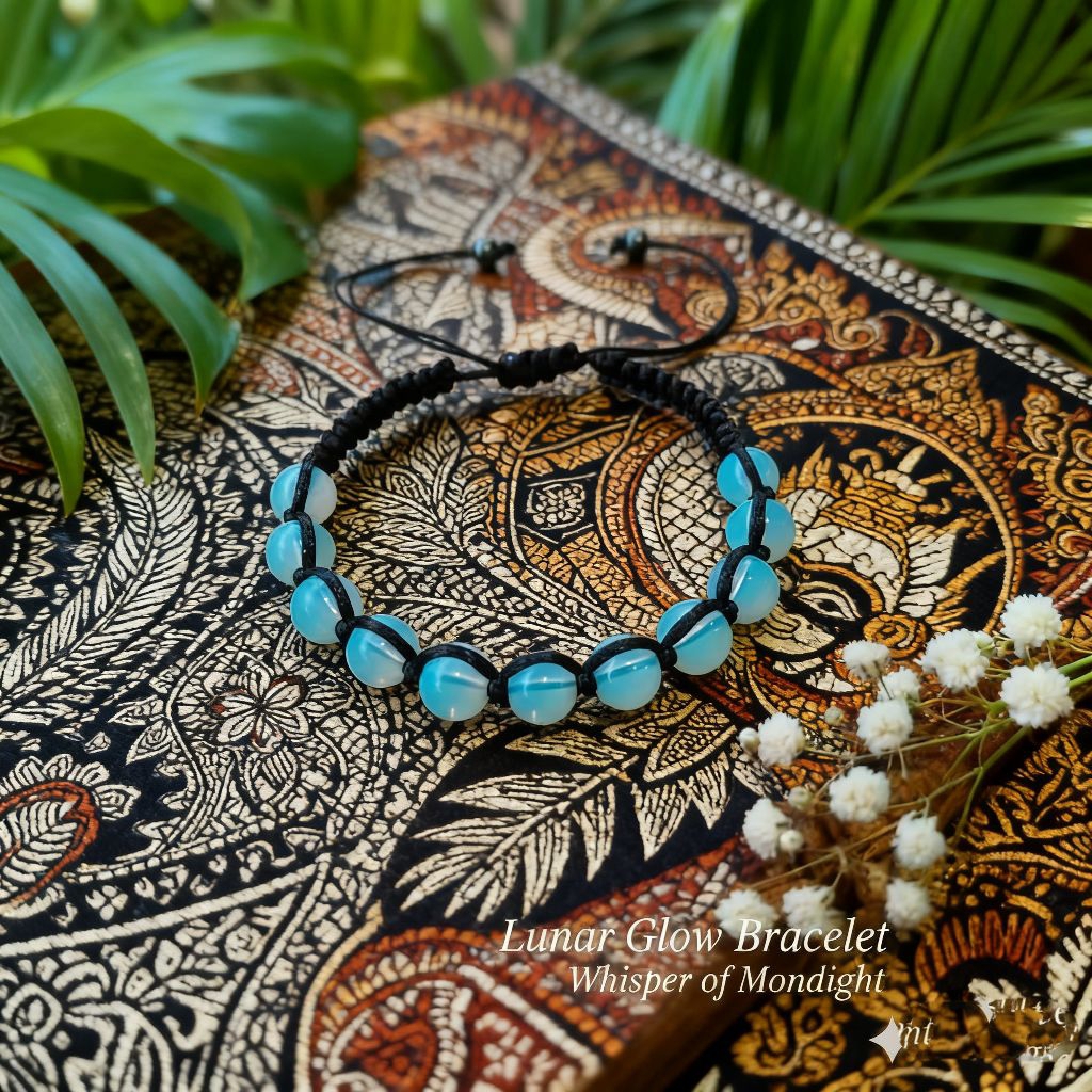 Gelang Macrame Mukhi 11 Batu Barjad Api 8 mm Terbaik