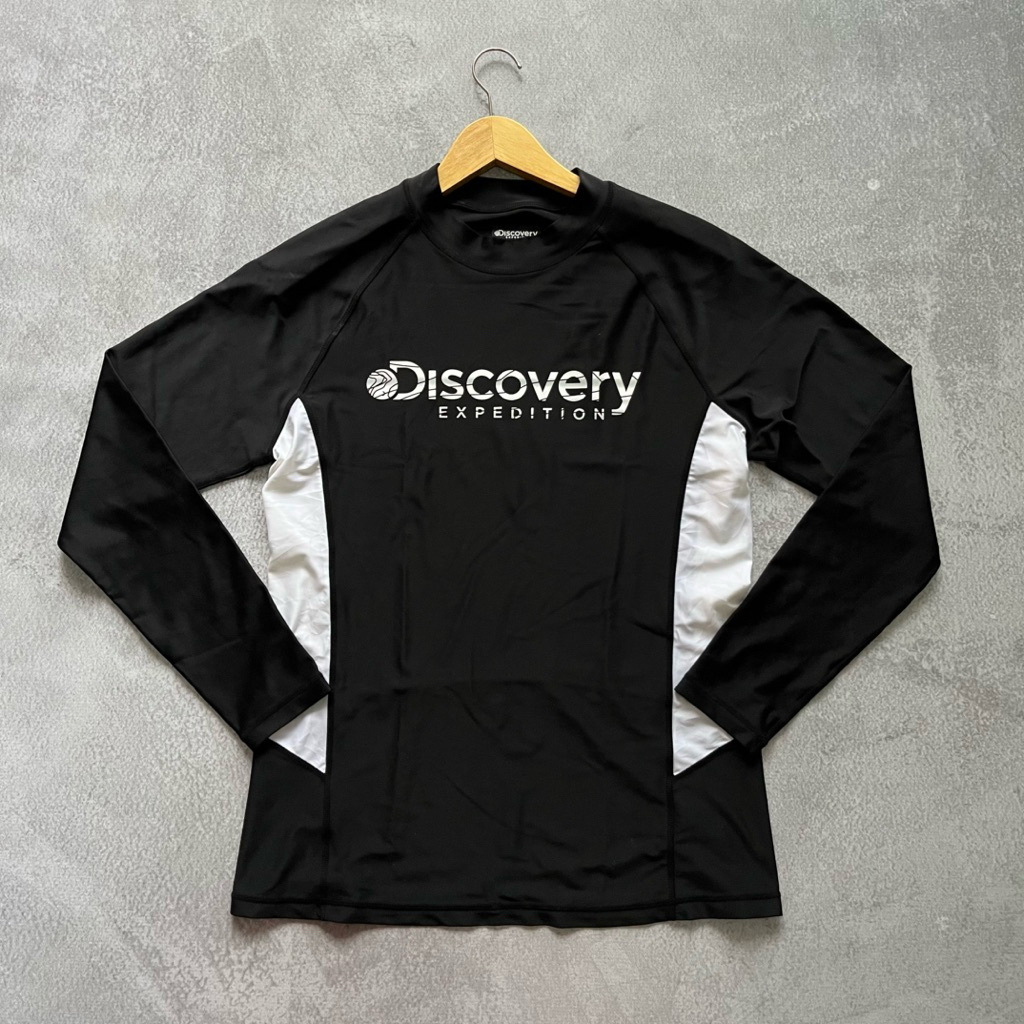 baju longsleeve  base layer gym runing swimming by discovery expedition