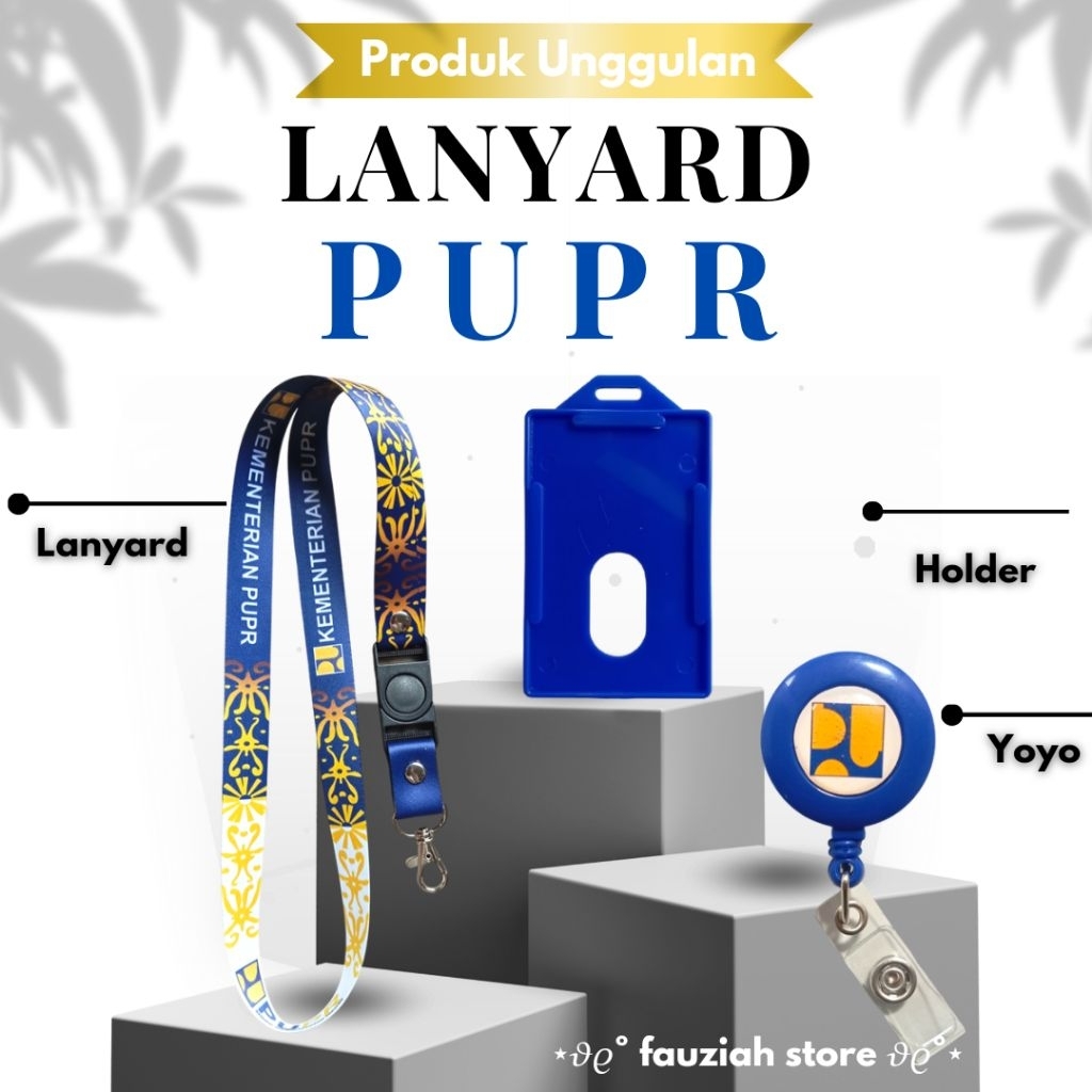 READY TALI D CARD KEMENTERIAN PUPR / LANYARD KEMENTERIAN PUPR TERBARU TERMURAH