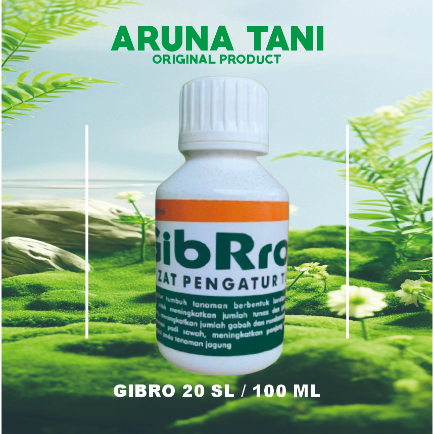 ZPT GIBRO 20 SL HORMON PENGATUR TUMBUH TANAMAN B.A GIBRELIN GA3
