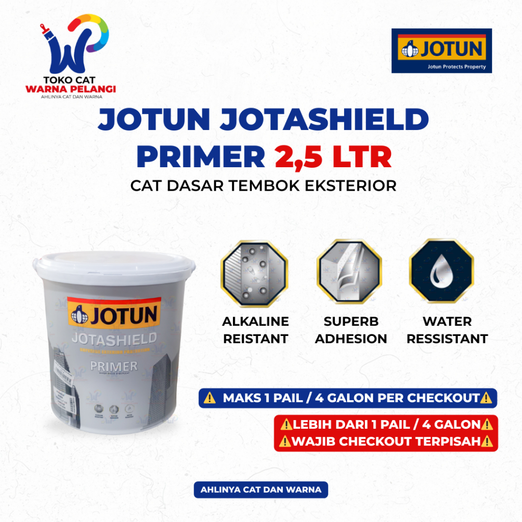 Cat Dasar Eksterior JOTUN JOTASHIELD Primer 2,5 Ltr