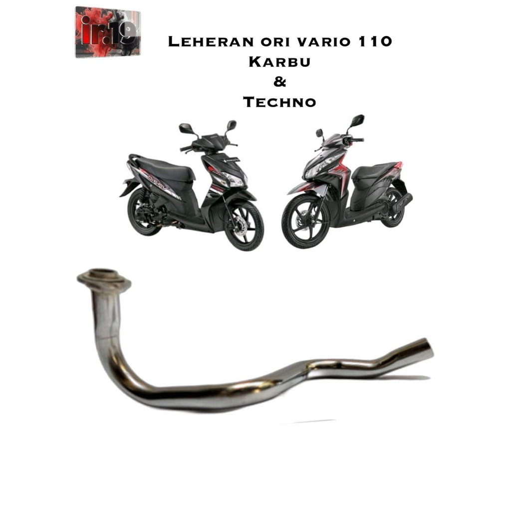 leher knalpot ori Vario 110 cw karbu/,vario thecno 110 karbu (pnp)