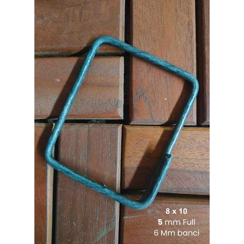 Besi Begel / Ring Behel / Kolom Besi / Cincin Ring Besi 8x10 6Mm Banci / 5Mm full