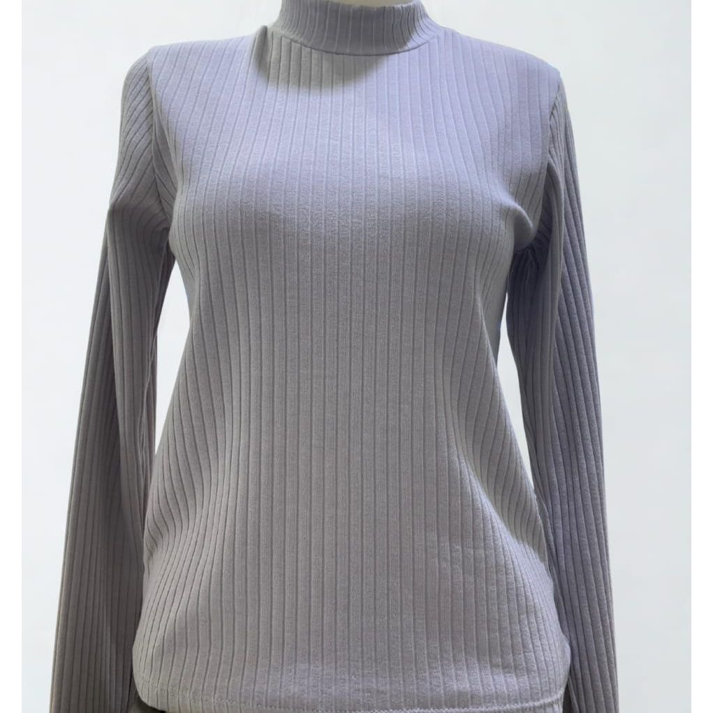 [ORIGINAL] Cressida Ladies Kaos Waffle Panjang Polos Wanita - RITA