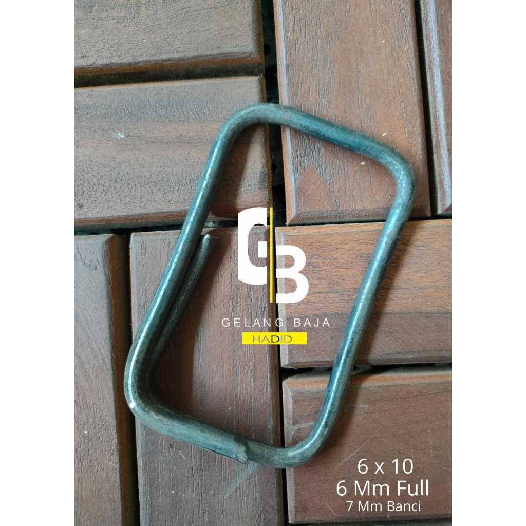 Besi Begel / Ring Behel / Kolom Besi / Cincin Ring Besi 6x10 7Mm Banci / 6Mm full
