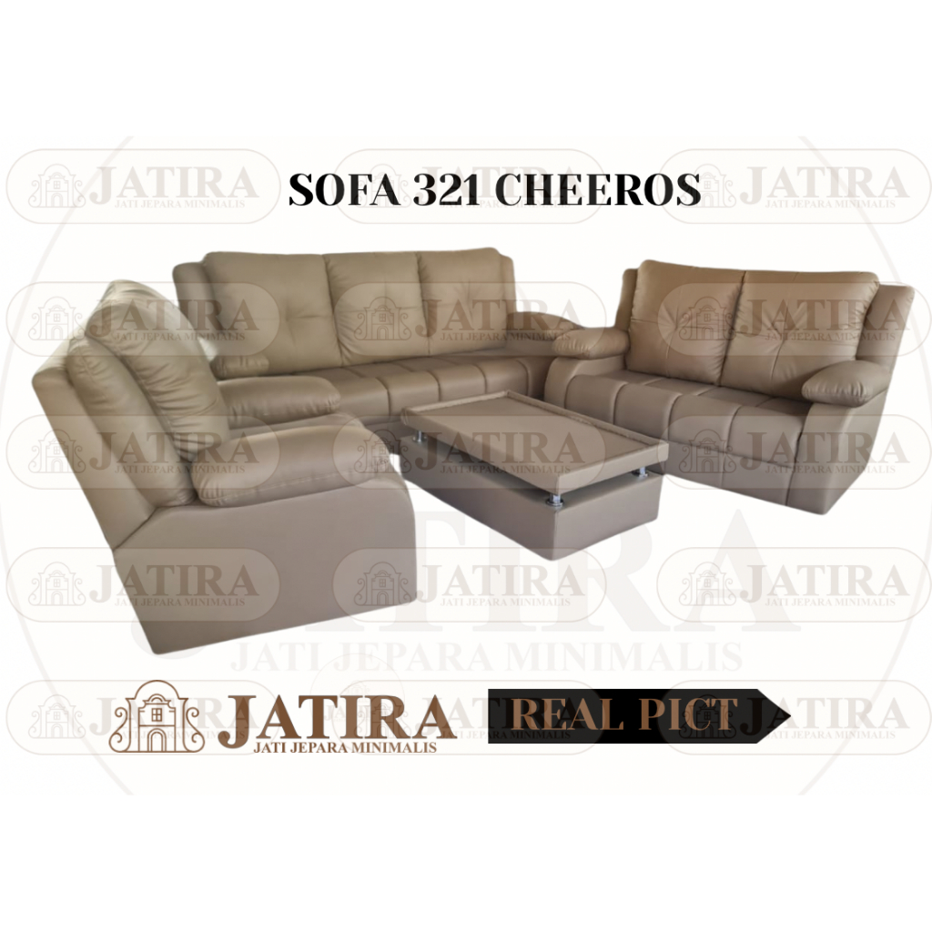 Sofa Tamu 321 Cheeros Jumbo | Sofa Tamu Sofa Kantor 321 Mewah Murah Palembang