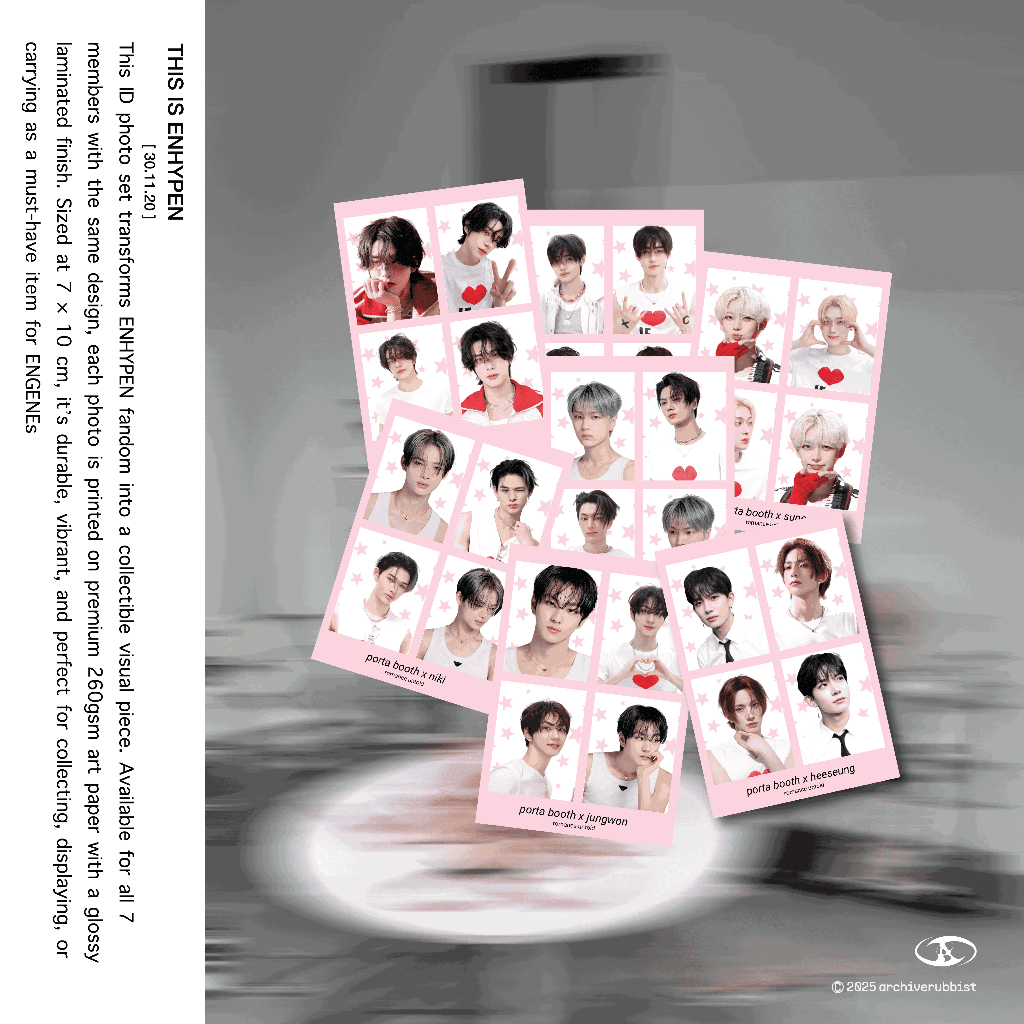 ID PHOTO KPOP ENHYPEN | JAKE JAY SUNNO NIKI SUNGHOON JEONGWON HEESEUNG