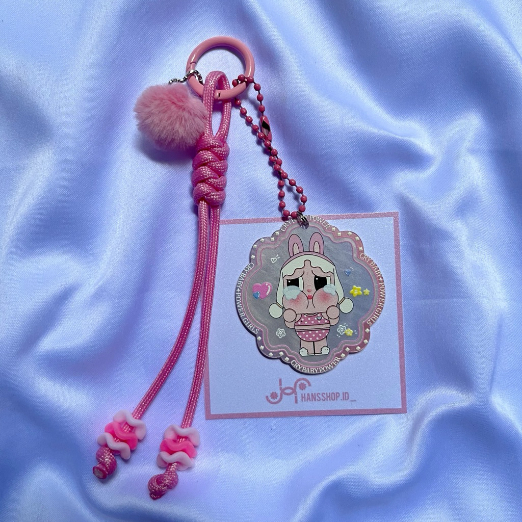 Bag charm acrylic / gantungan tas akrilik