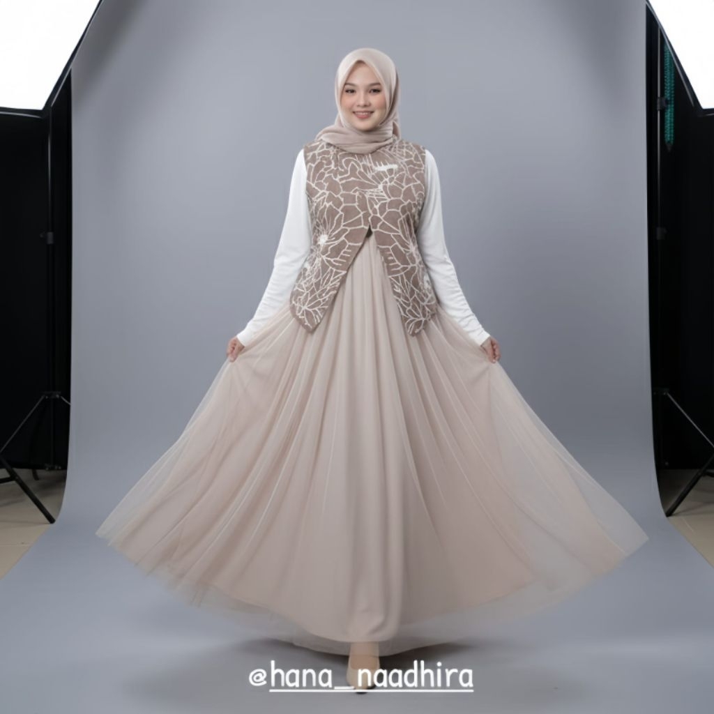 ONE SET LILY ROK ONE SET LEBARAN ONE SET TERBARU ONE SET 2026 ROK TUTU VEST PREMIUM