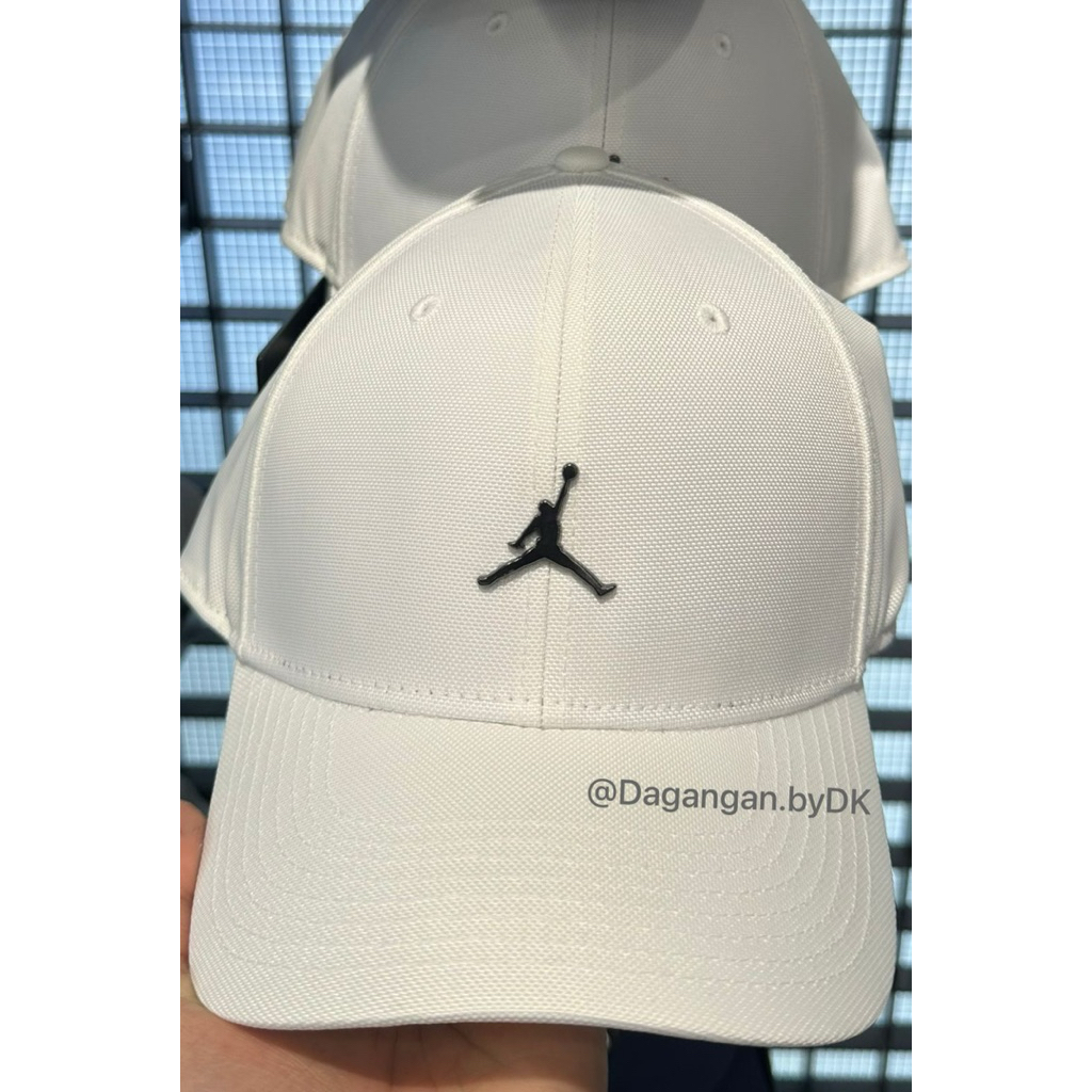 Topi Nike Jordan Metal Cap Original 100% Full White