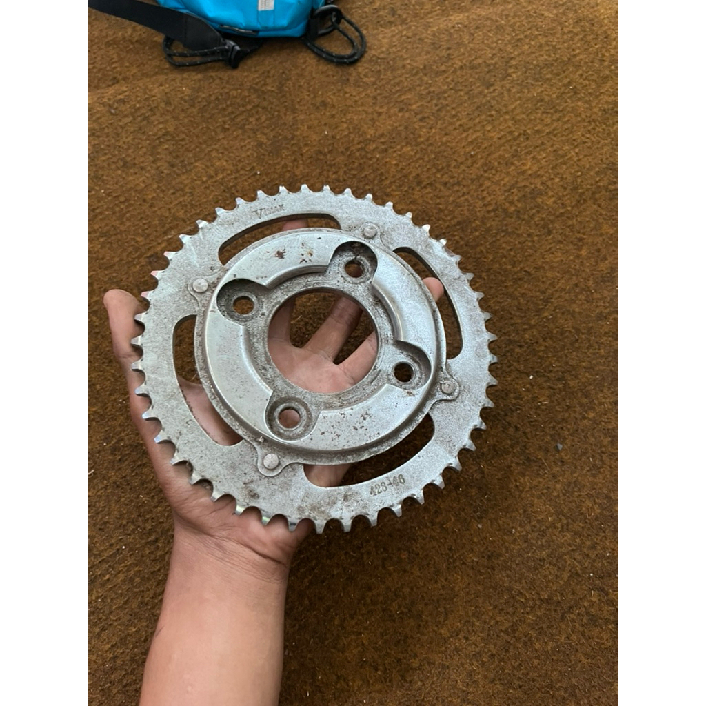 gear sepda motor pnp megapro ukuran 428-46