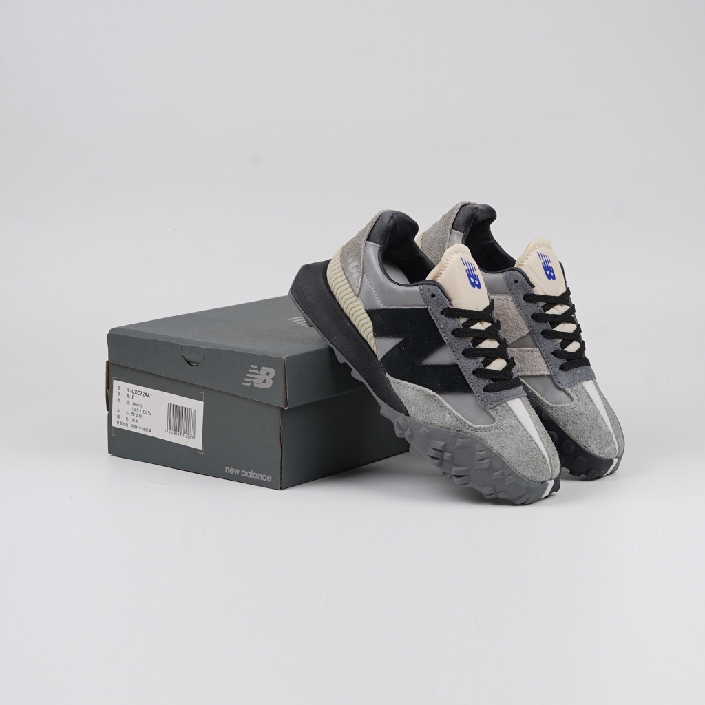 QSF - Sepatu Sneakers Castlerock Grey Black 100% BNIB - Sepatu Pria Wanita UXC72AA1