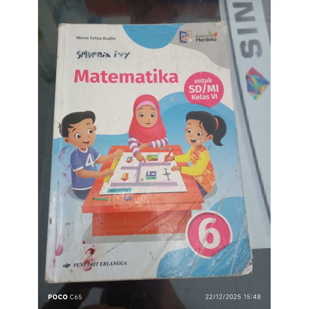 BUKU MATEMATIKA KELAS 6 ERLANGGA KURIKULUM MERDEKA