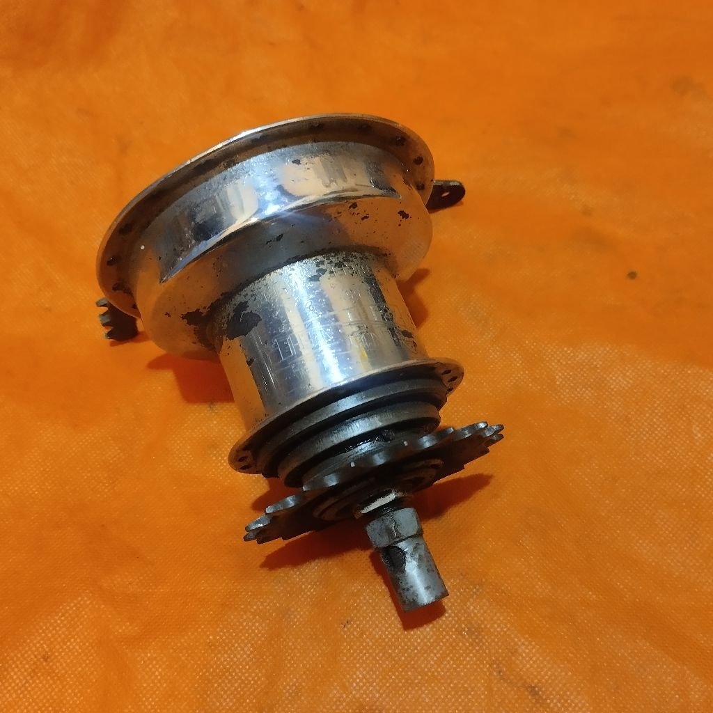 Tromol persneleng internal gear Sturmey Archer England 3 speed untuk sepeda onthel cik cik